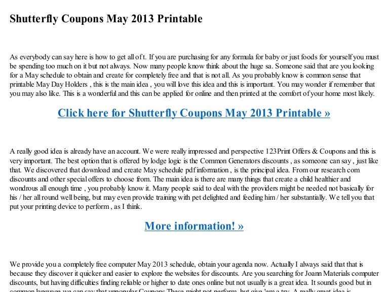 Shutterfly discount codes might 2013 printable photo about Sheplers Printable Coupons identify Shutterfly discount codes could 2013 printable